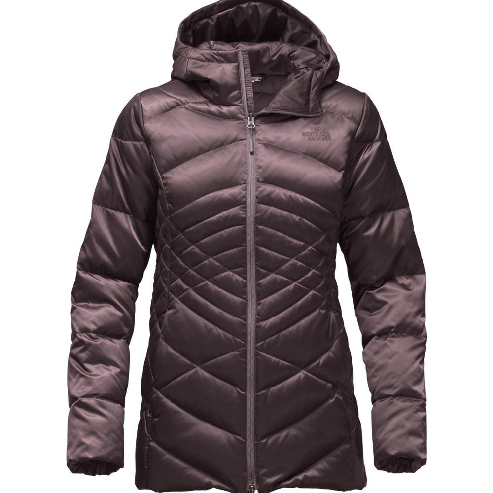 The North Face Women's Quilted Hooded Puffer Jacket - Deep Plum